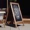 Flash Furniture Torched Brown Wooden A-Frame Magnetic Chalkboard HGWA-CB-4824-TORCH-GG - alternate 9